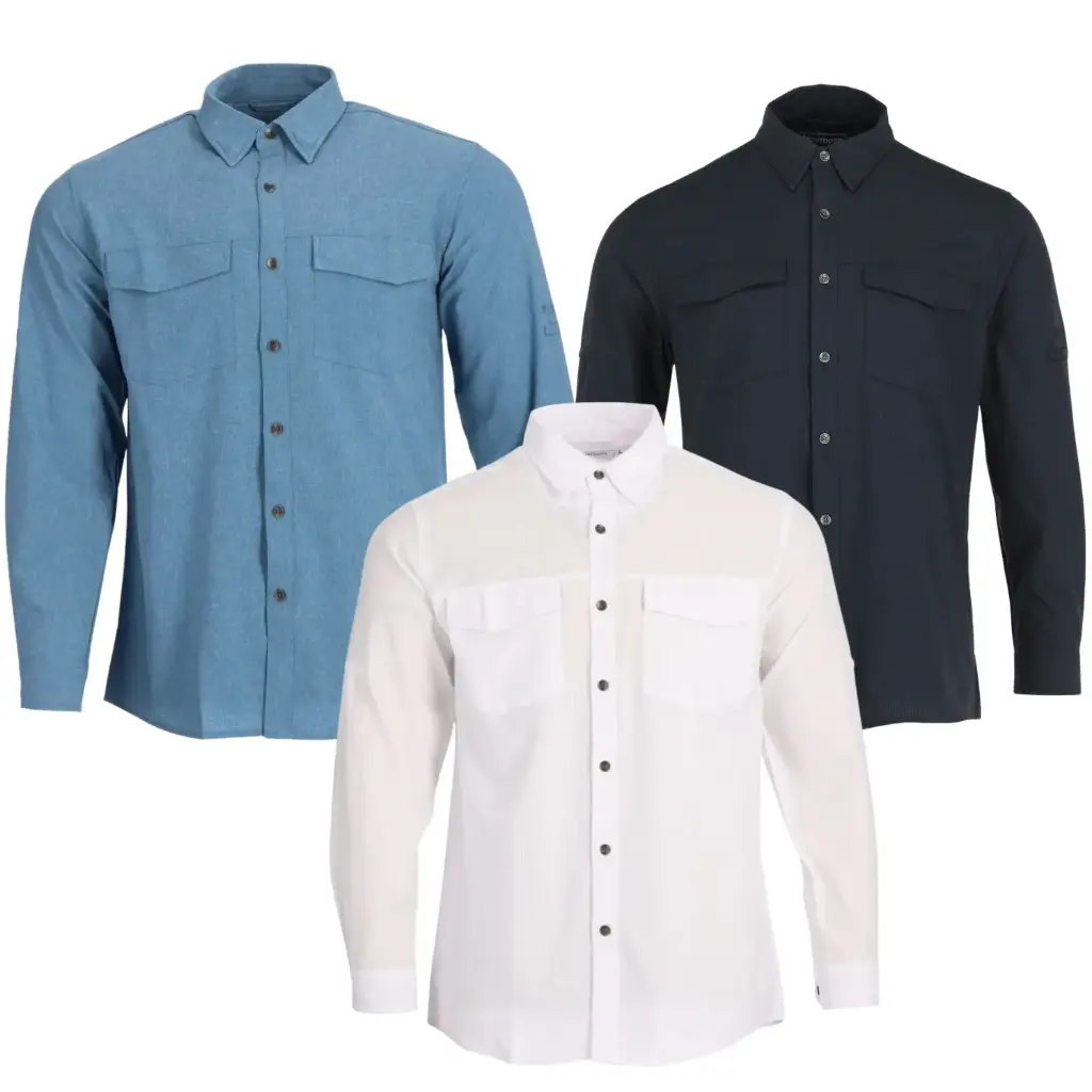 CAMISA OUTDOOR (AZUL MARINO, S)